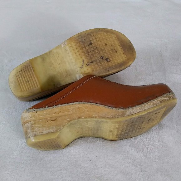 Brown Leather Mules - Picture 6 of 8